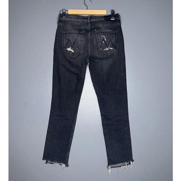 Mother Superior The Flirt Chew Straight Leg Jeans in Of Cats & Kings Size 26 - Picture 6 of 11